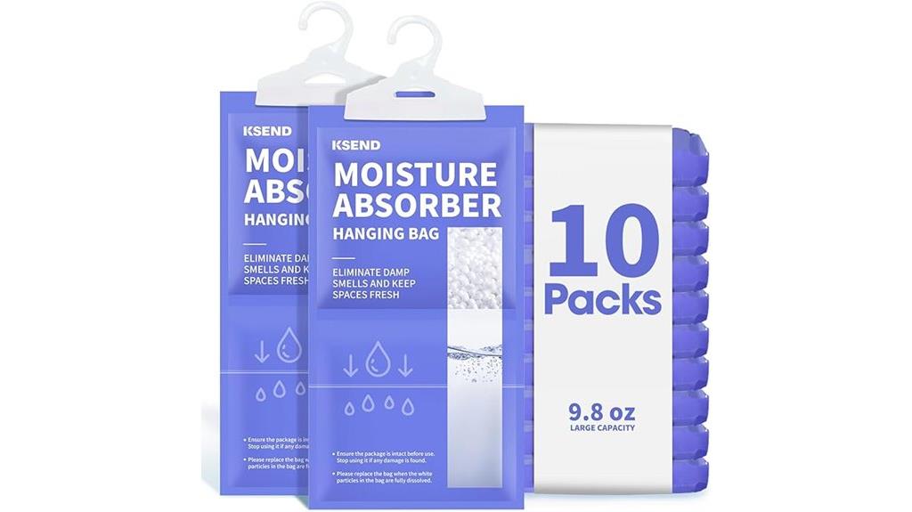 set of ten moisture absorbers