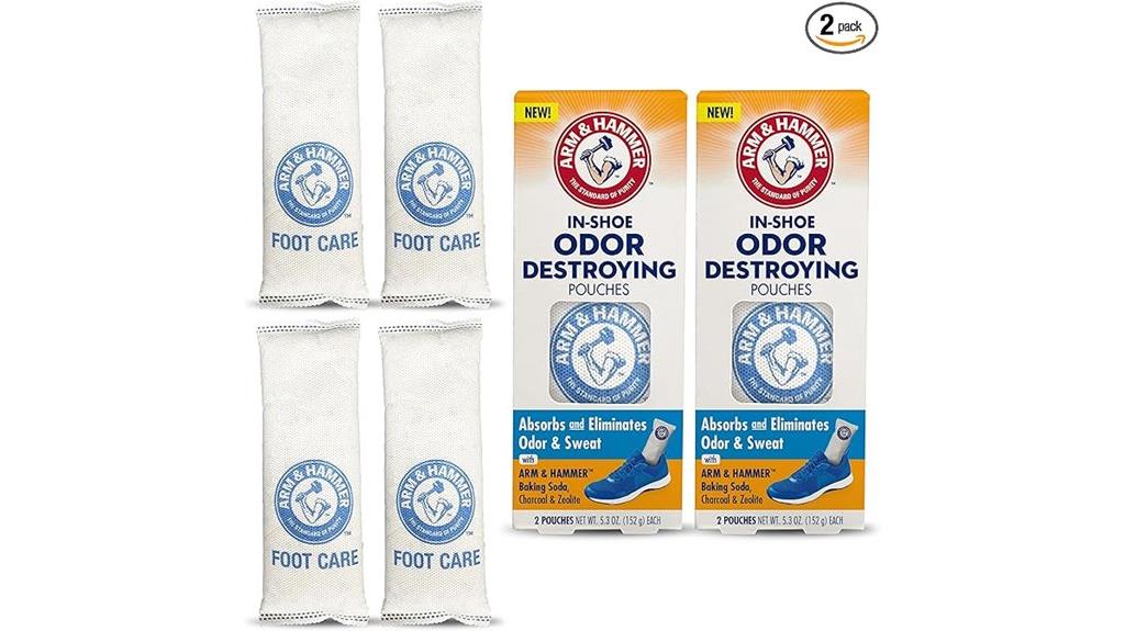 shoe odor eliminator pouches