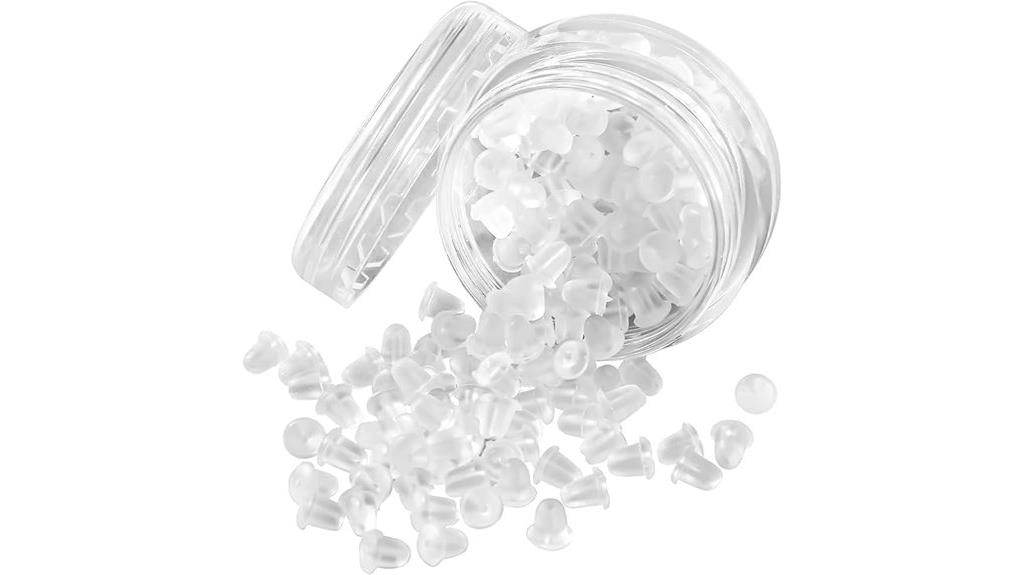 silicone earring backs pack