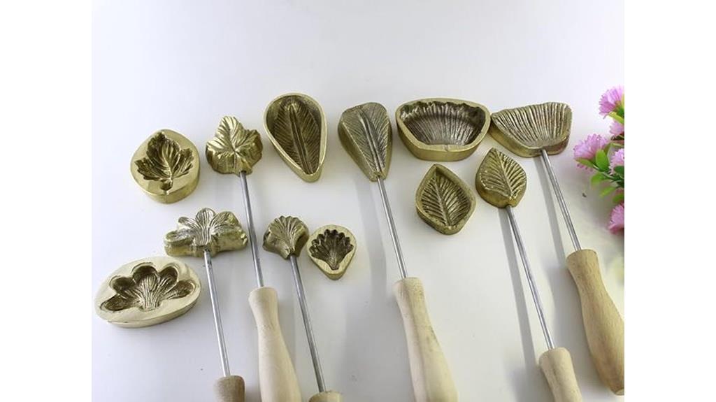 six piece flower mould set