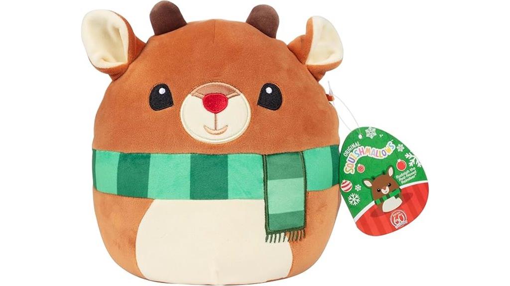 soft rudolph plush toy