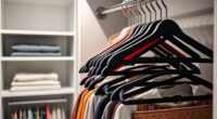 space efficient closet organization