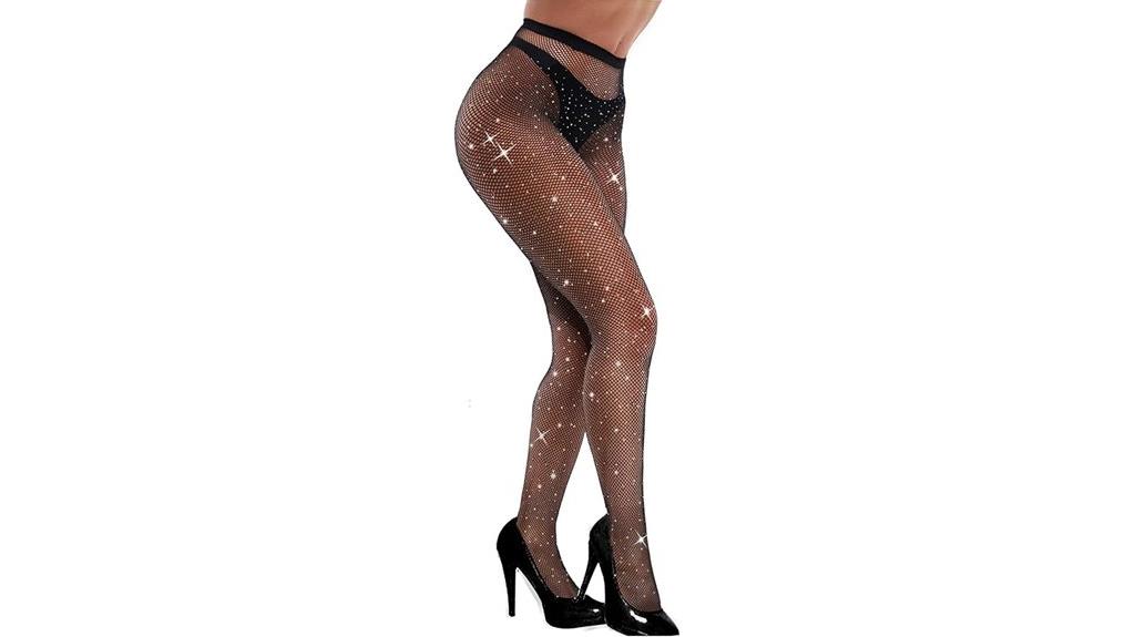 sparkly fishnets stockings
