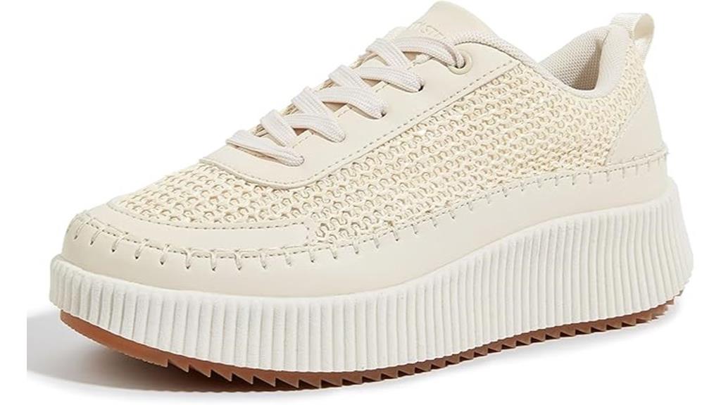 sparkly platform sneakers