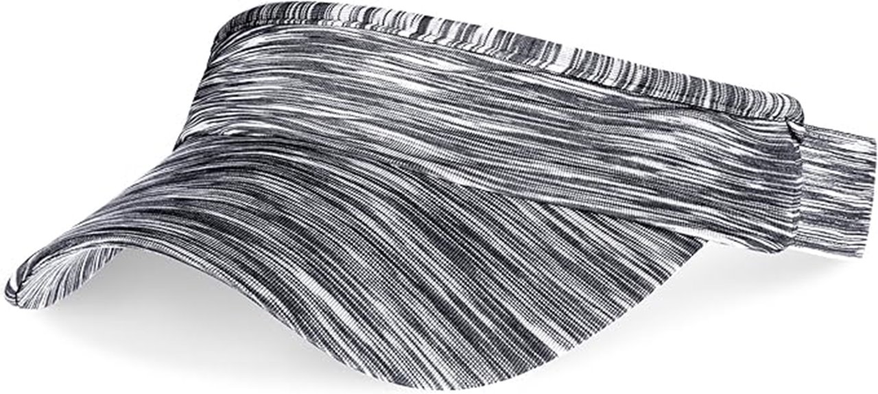 sporty sun visor hat