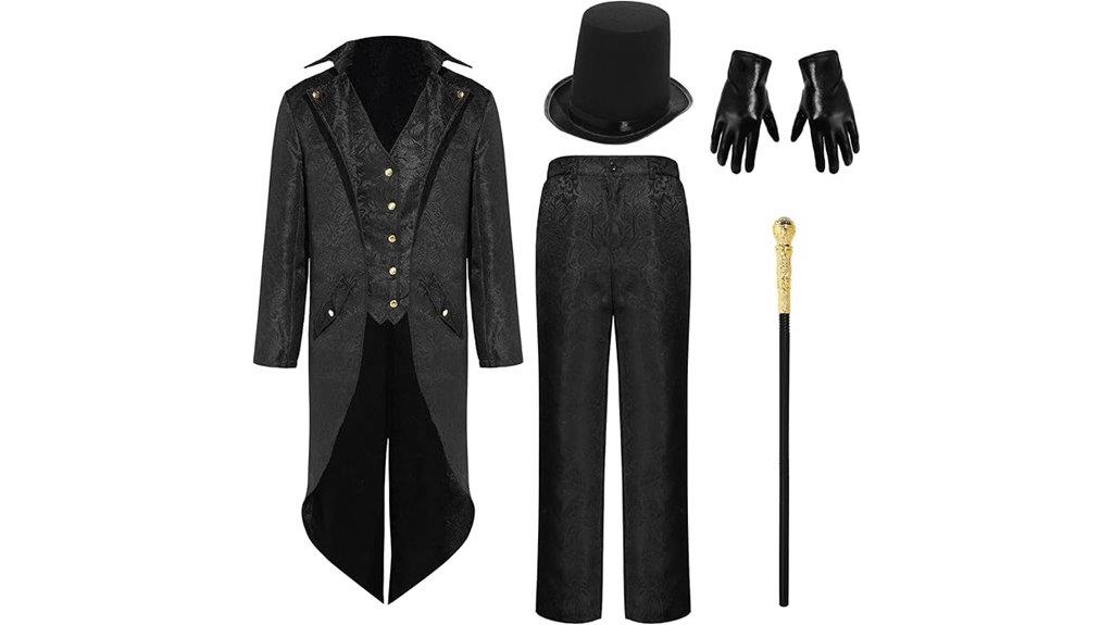 steampunk vintage tailcoat set