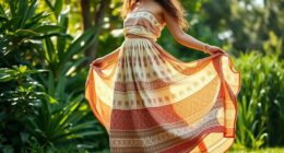 stylish sustainable maxi skirts