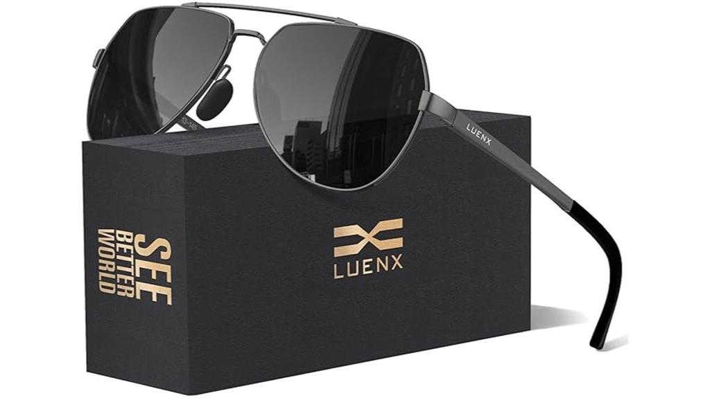 stylish uv400 aviator sunglasses