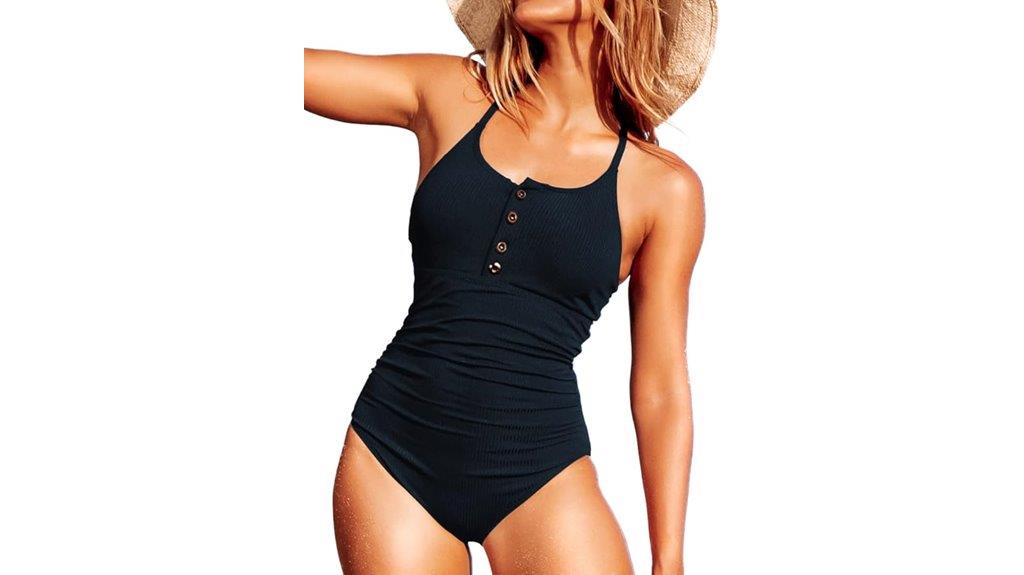 textured ribbed swimwear