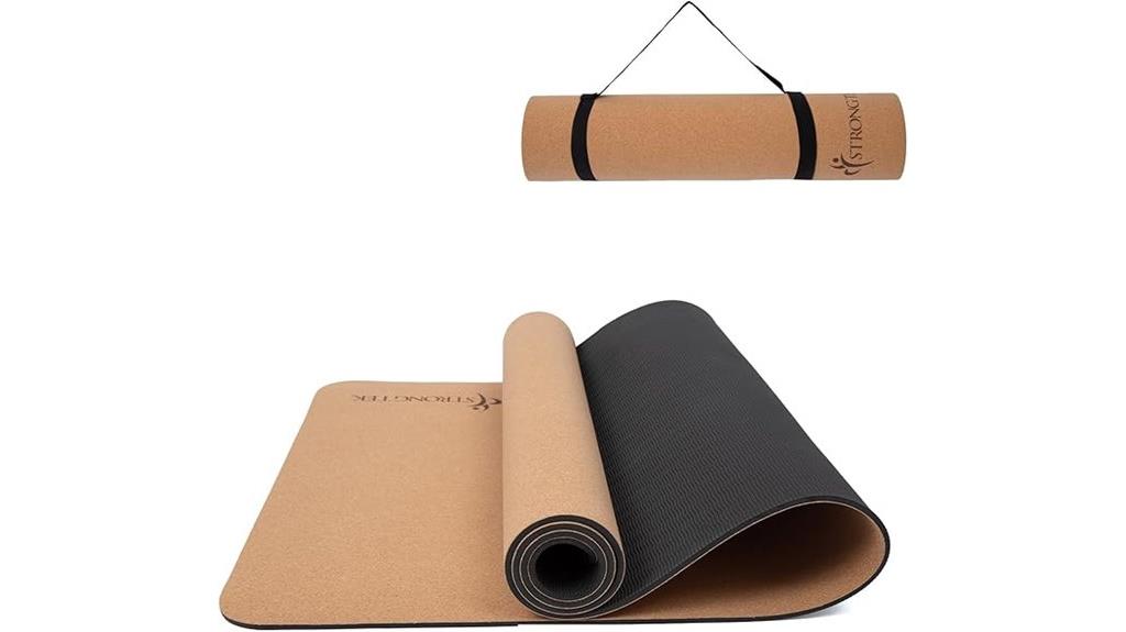 thick cork yoga mat