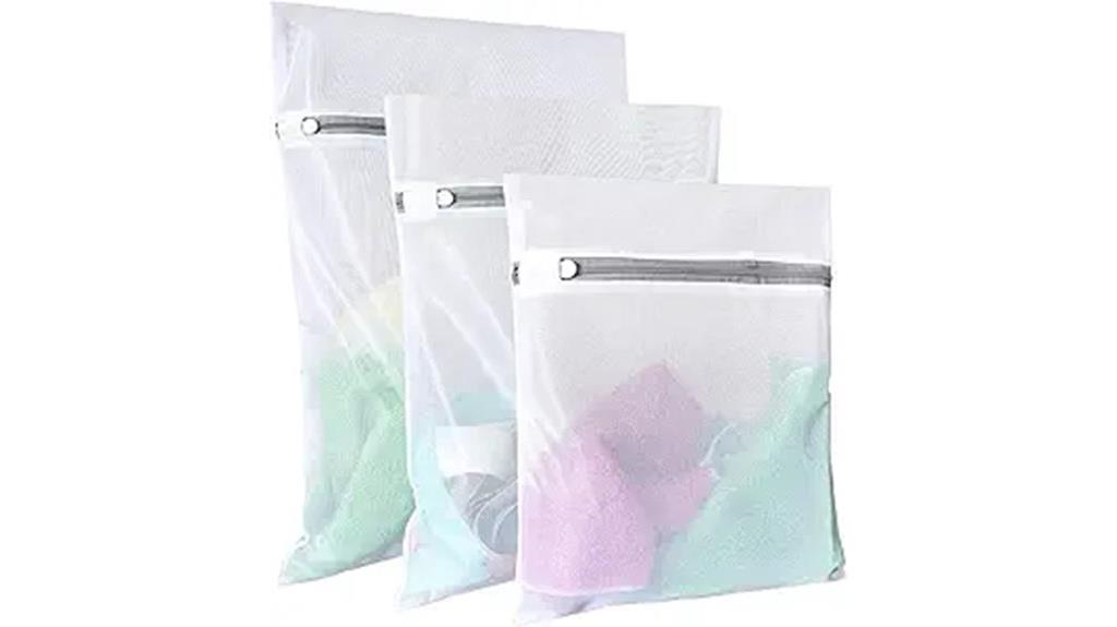 three pack lingerie wash bags