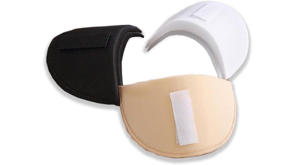 three pair shoulder pads