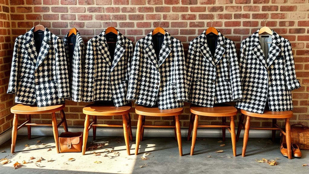 top houndstooth shackets collection