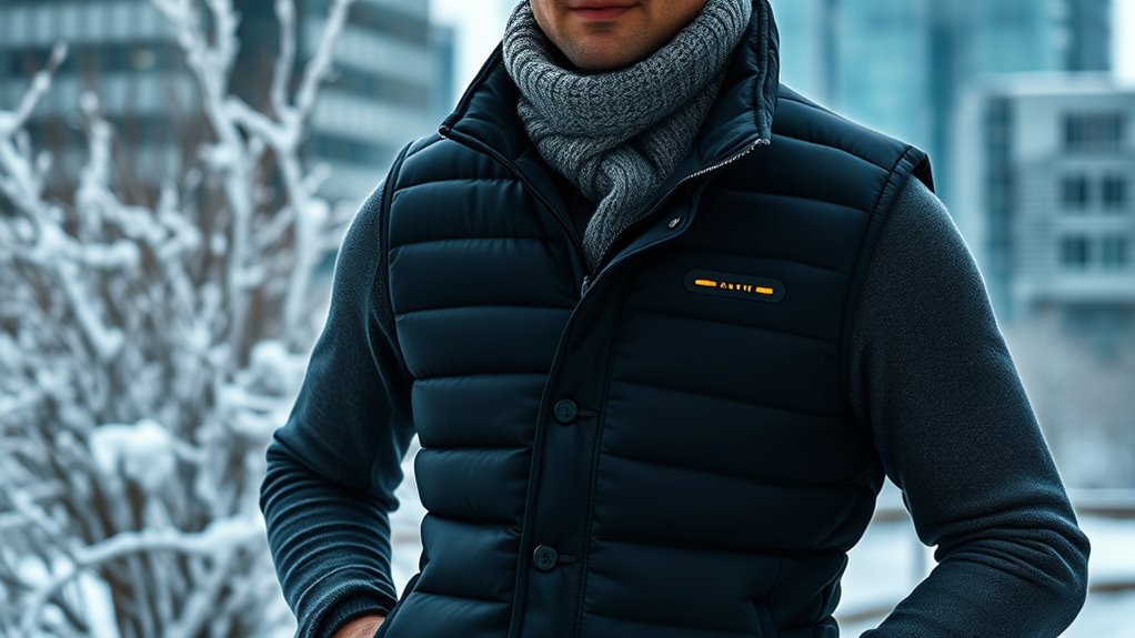 top men s heated vests