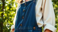 top organic denim overalls