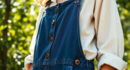 top organic denim overalls