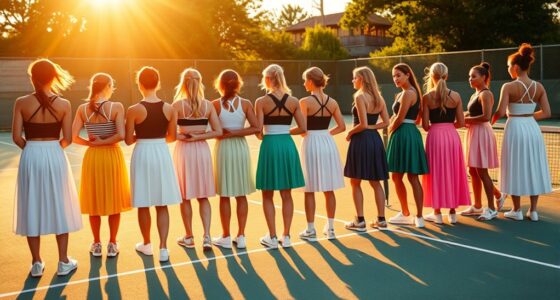 top trending tennis skirts