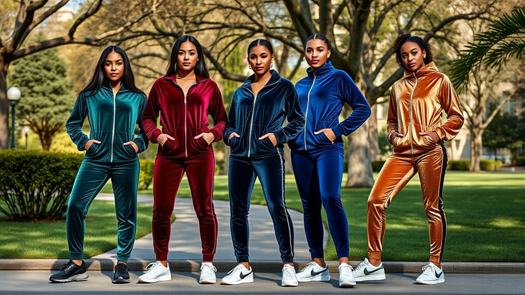 top velvet tracksuits 2025
