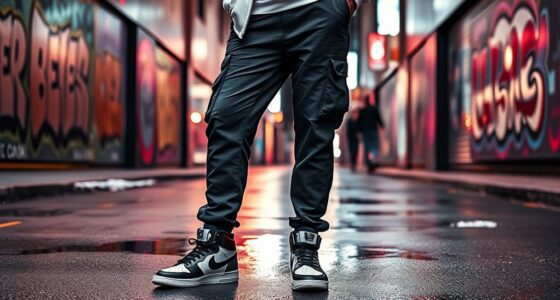 trendy comfortable cargo joggers