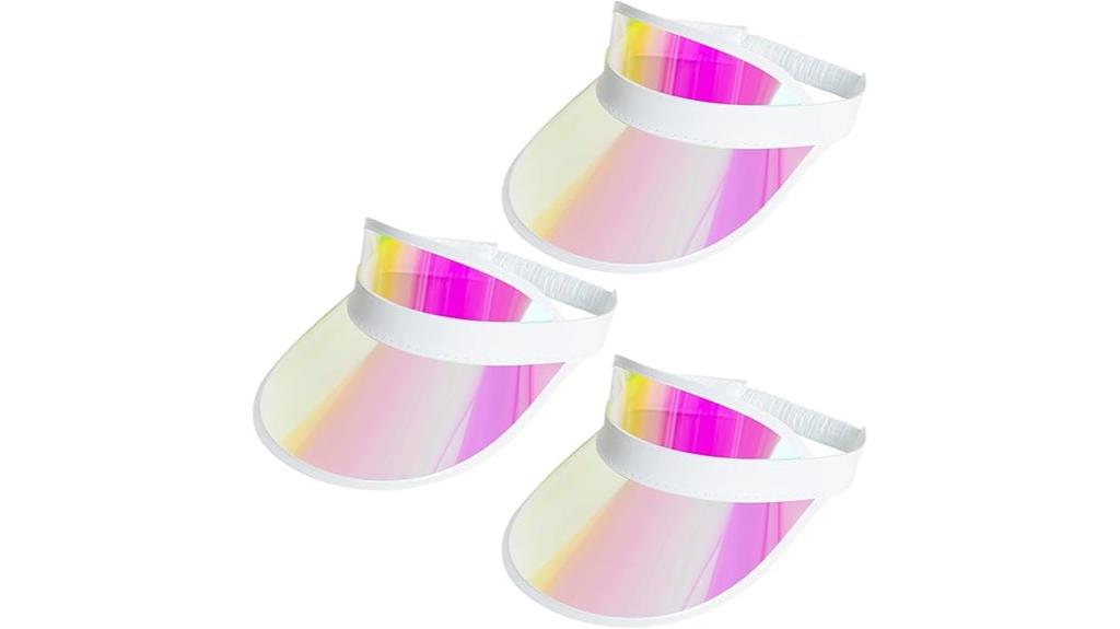 triple pack sun visor hats