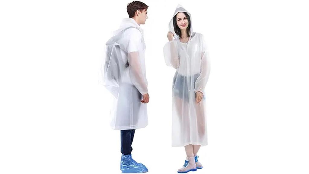 two pack adult rain ponchos