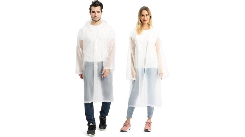 two pack adult raincoats