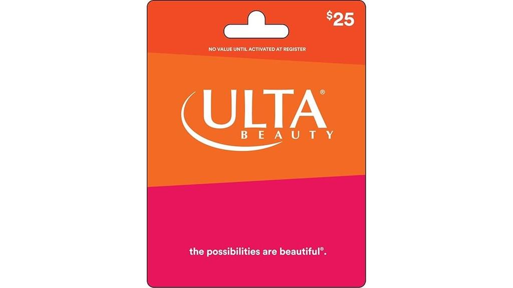 ulta beauty 25 gift card