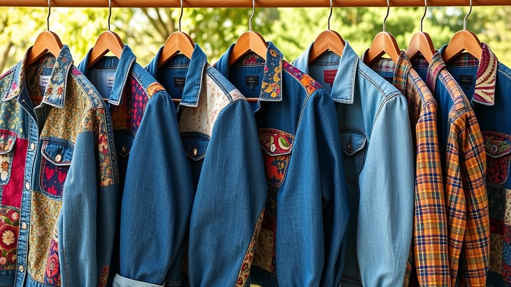 upcycled stylish patchwork jackets