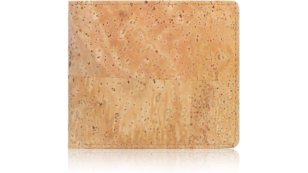 vegan rfid cork wallet