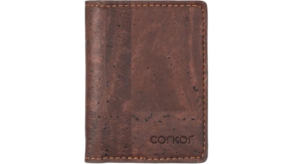 vegan rfid slim wallet