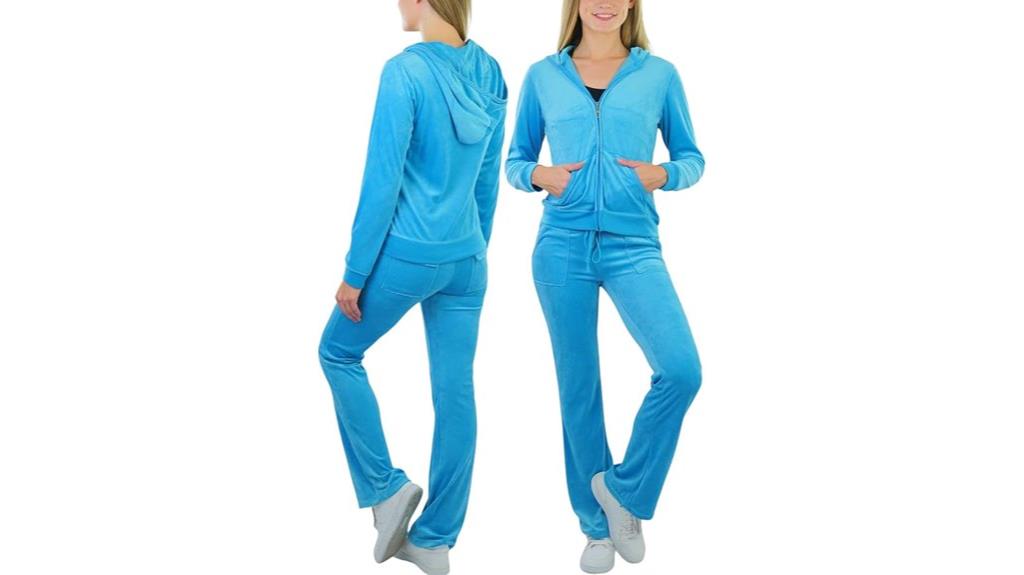 velour tracksuit set