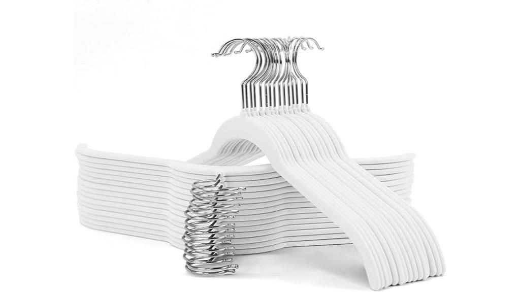 velvet hangers with swivel