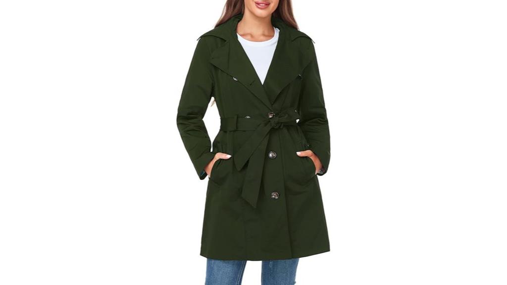 water resistant trench coat