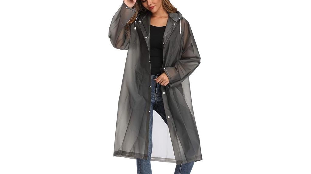 waterproof eva rain poncho