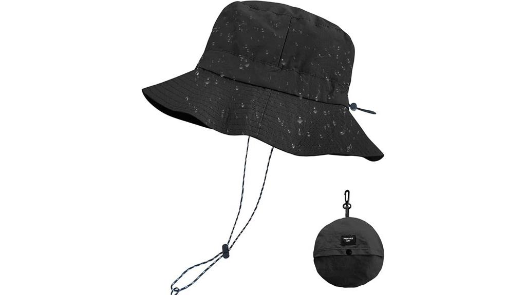 waterproof packable bucket hat