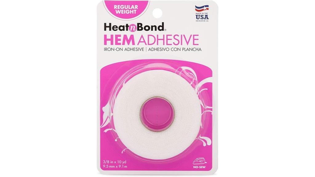white regular weight adhesive