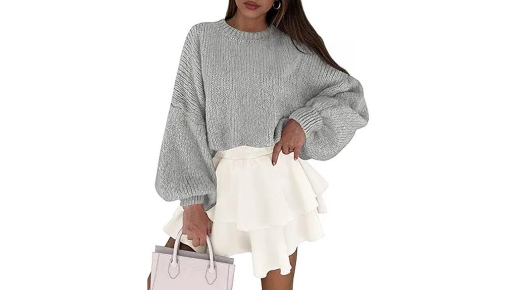 women s chunky knit sweater