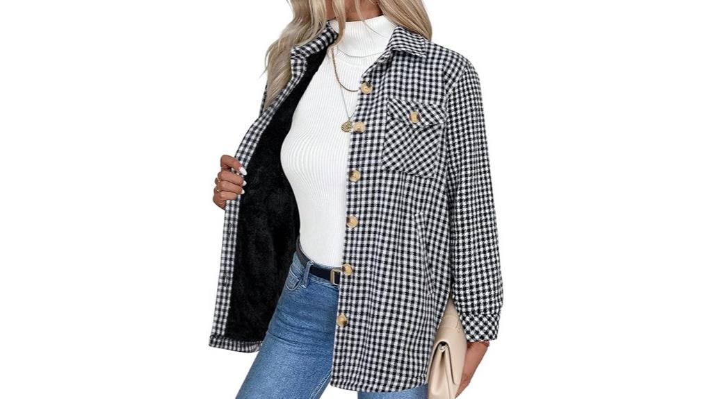 women s fleece sherpa jacket