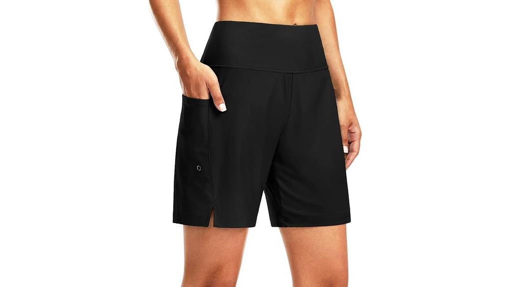 women s long swim shorts