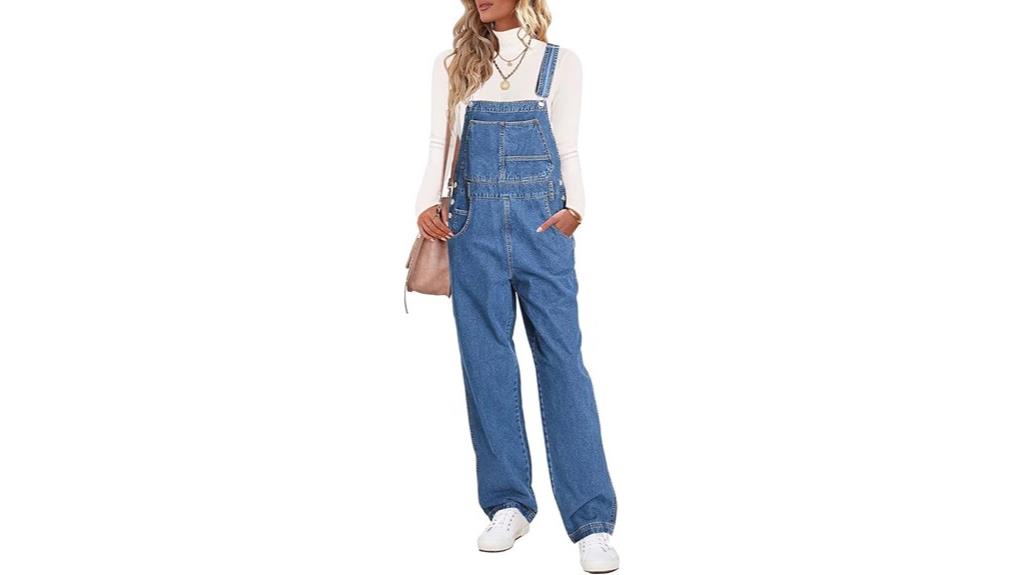 women s loose denim jumpsuit