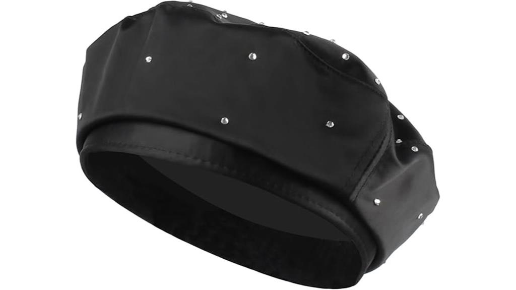 women s rhinestone beret hat