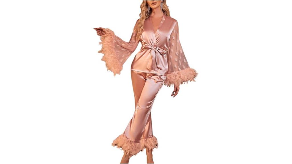 women s satin pajama set