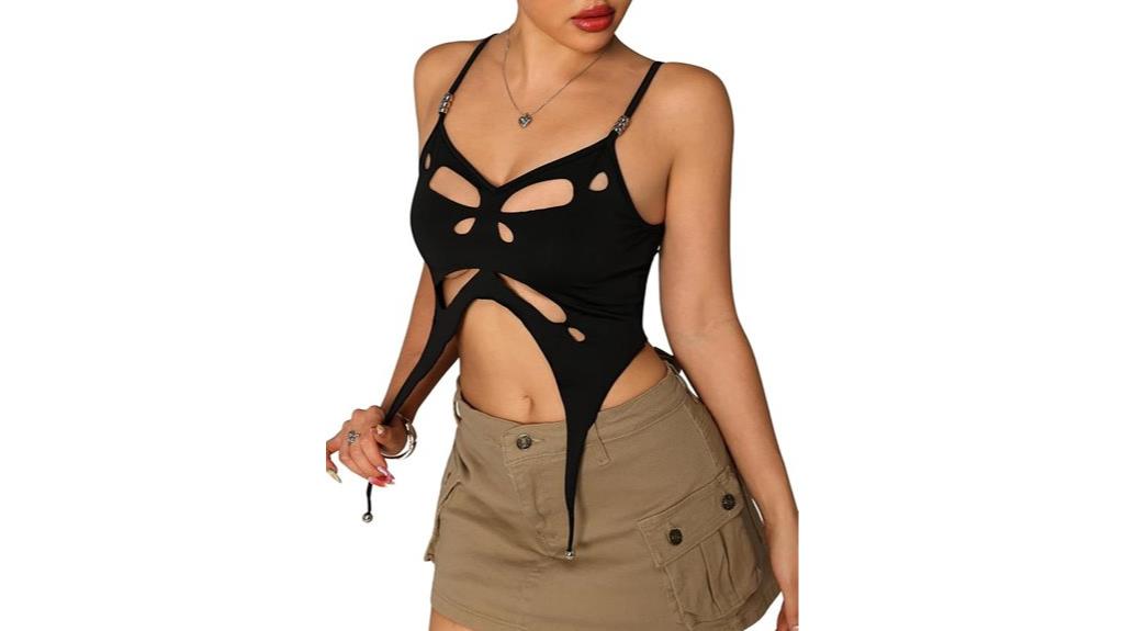 women s sleeveless crop top