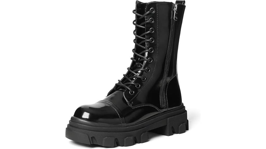 women s stylish combat boots