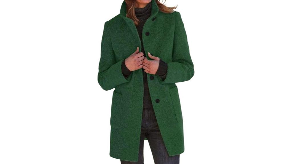 women s winter wool pea coat
