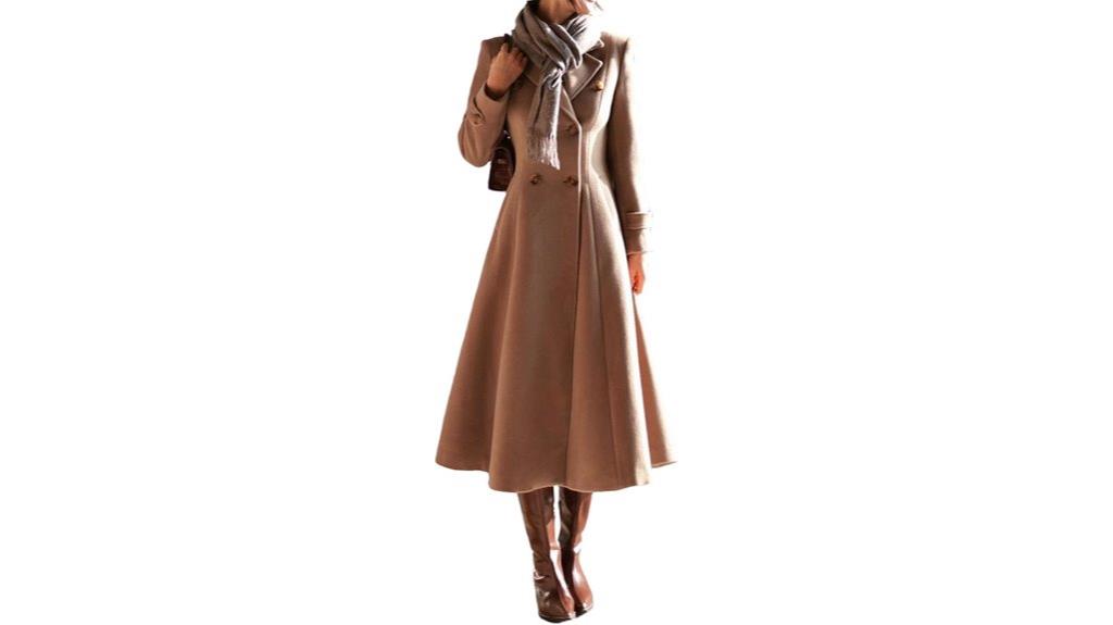 women s wool double coat