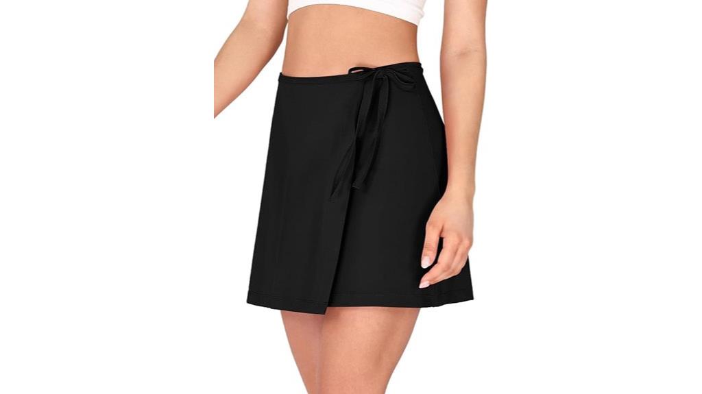 women s wrap skorts pockets