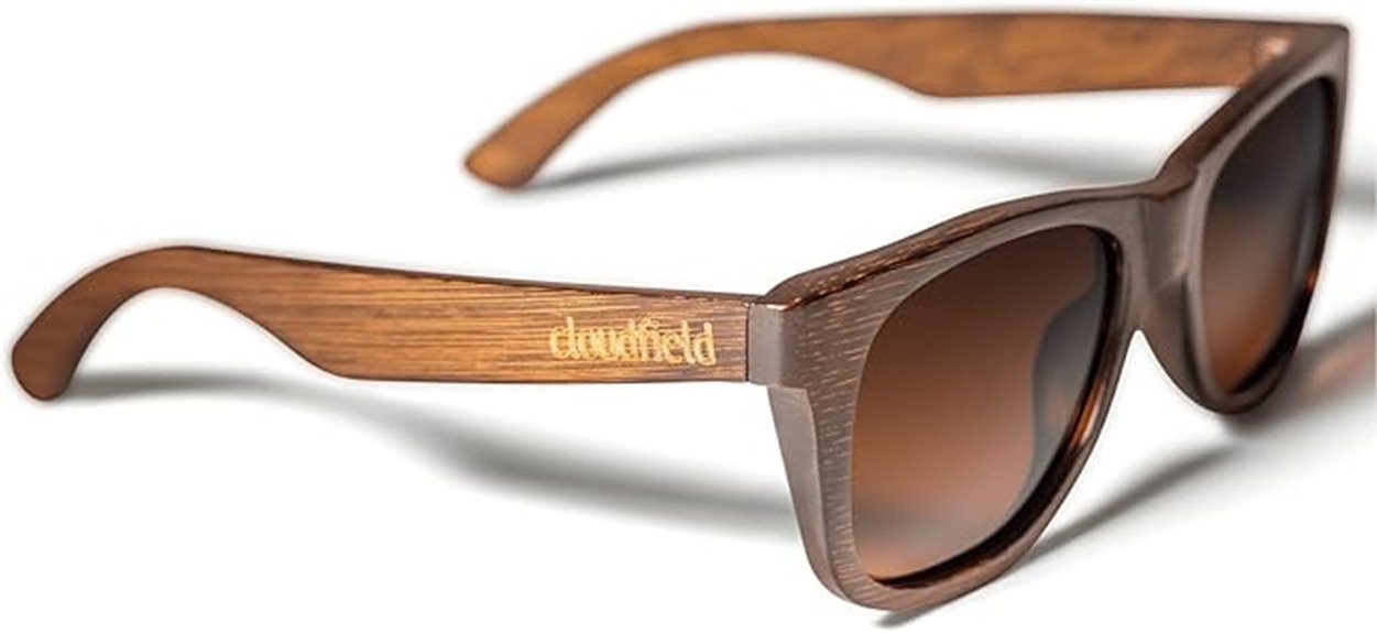 wood frame sunglasses