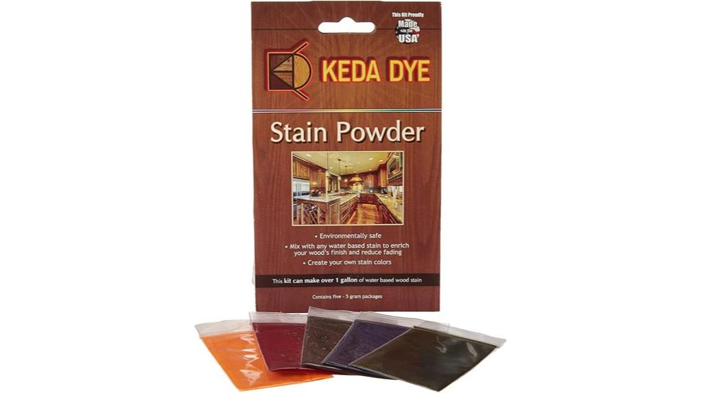 wood stain powder kit