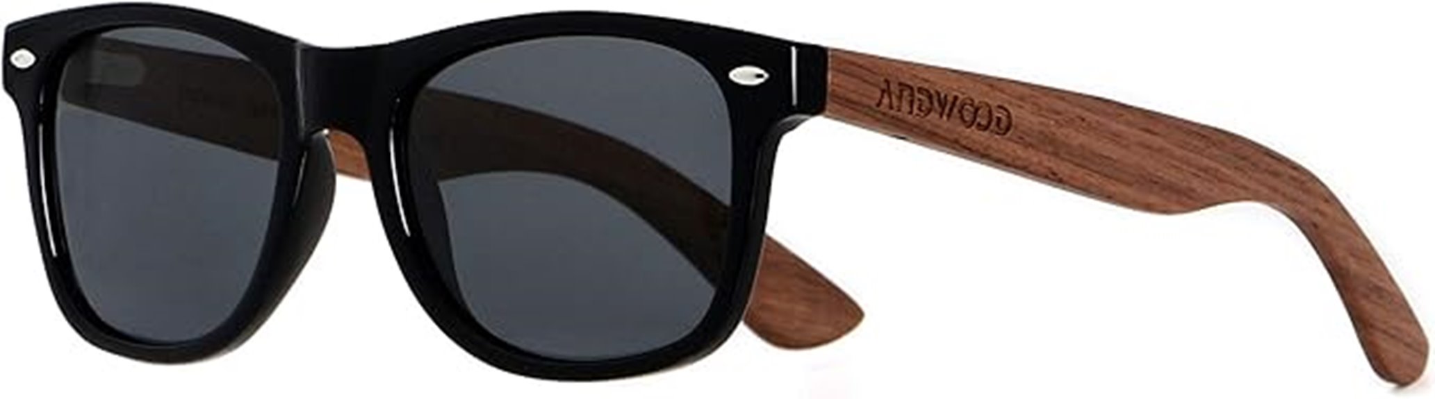 wooden polarized uv sunglasses